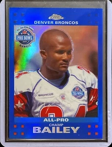 Champ Bailey - Blue Refractor - 2007 Topps Chrome Football - Pro Bowl #101 - Bild 1 von 1