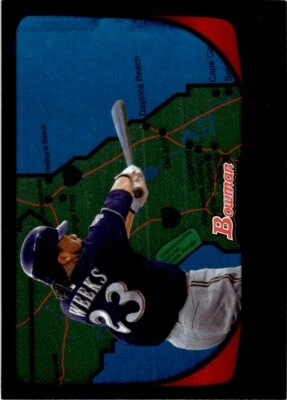 2011 Bowman International Rickie Weeks Milwaukee Brewers #104 - Image 1 of 2