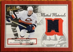 2005-06 Beehive Matted Materials Mark Parrish #MM-MP New York Islanders - Picture 1 of 2