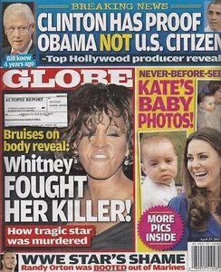 Globe Magazine April 23 2012 Whitney Houston Princess Kate Patrick Muldoon - Bild 1 von 3