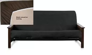 Bonded Micro Suede Easy Fit Fitted Futon Sofa Daybed Covers More Size & Colors - Picture 1 of 14