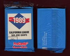 1989 SAN JOSE GIANTS ProCards baseball team FACTORY set SAN FRANCISCO GIANTS