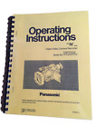 Manuel d'instructions Panasonic DVX-100 AG : 66 pages avec housses de protection