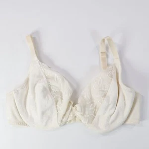 Wacoal Bra Size 38D Lightly Lined Soft Cup Ivory Underwire UW 85312 - Picture 1 of 6