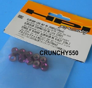 HPI Racing Aluminum Locknut M5 Purple 95863 (10pcs) Baja 5B 2.0 / SS / 5T / 5SC - Picture 1 of 4