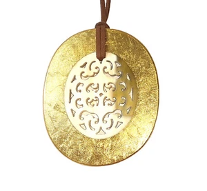 Horn Lacquer Pendant for Women Buffalo Horn Necklace Products for Sale - Imagen 1 de 5