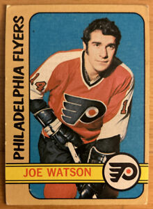 1972-73 Topps Joe Watson Hockey Card #156 Flyers Defense Low-Grade O/C & Corners