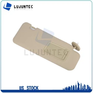 Beige Right Passenger Side Sun Visor For Toyota Highlander 08-13 With Sunroof - Picture 1 of 12