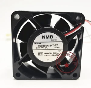 1 PCS  NMB Fan  06025SA-24T-ET DC24V 0.24A 6025  6cm  3 wire Cooling fan - Picture 1 of 3