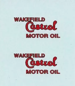Dinky SERIE 28 FURGONETAS o CÓDIGO 3 ""Castrol"" transferencia/calcomanía de tobogán acuático - Imagen 1 de 1