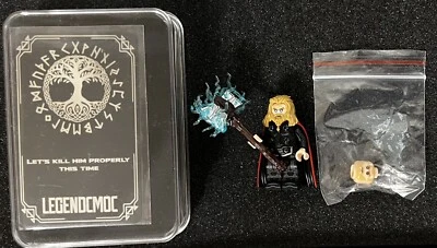 LEGEND C MOC LCM LEGO CUSTOM MINIFIGURE Minifig Marvel's CHARACTER   THOR - Image 1 of 3