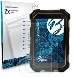 Bruni 2x Schermfolie voor WinBridge S933 Screen Protector Displaybeveiliging - Afbeelding 1 van 4