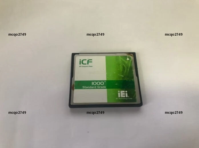 1PCS  IEI iCF-1000IPD-8GB  Standard Grade 8GB CF memory card - Image 1 of 2