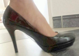 Kayla Lack Plateau Heels schwarz Gr. 38 - Eyecatcher - Bild 1 von 6