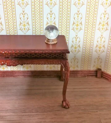 ISLAND CRAFTS Dollhouse Miniature Crystal Ball for Fortune Telling 1:12 Scale