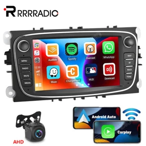 Für Ford Galaxy Focus MK2 Mondeo C S Max Android 13 Autoradio Carplay NAVI + Kam - Bild 1 von 13