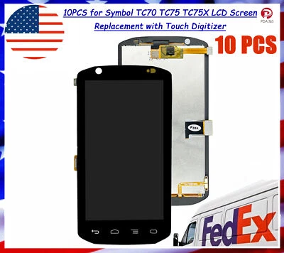 10PCS for Symbol TC70 TC75 TC75X LCD Screen Replacement with Touch Digitizer - Image 1 of 4