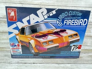 AMT 1979 Pontiac Firebird Turbo Custom Car Snap 1/25 AMT1211M Plastic Model Kit - Picture 1 of 3