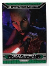 Topps Chrome Star Wars Jedi vs Sith Prism Refractor 30-J Asajj Ventress #106/199