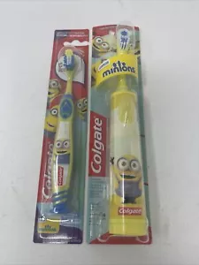 Colgate Powered toothbrush and Manual toothbrush Minions - Picture 1 of 1
