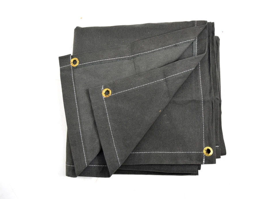 Swiss Army Heavy Duty Canvas Sheet Waterproof Tarpaulin Tarp Shelter Military - Image 1 of 4