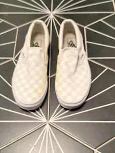 Vans OG Classic Slip-On Classic White Checker Men’s 6 Women’s 7.5 Eur 38 - Picture 1 of 6