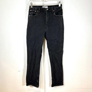 Abercrombie & Fitch Curve Love Ankle Straight Ultra High Rise Jeans Gr. 26 - Bild 1 von 5