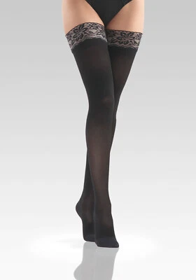 OFA BAMBERG Gilofa style 280den Schenkelstrümpfe Elegante Stützstrümpfe m. brillantem Glanz