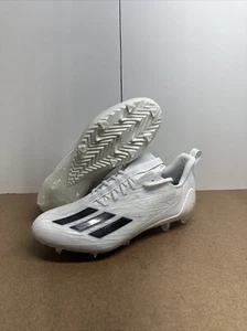 Botines de fútbol Adidas Adizero blancos/negros ligeros de caña baja para hombre talla 13 GX4049 - Imagen 1 de 7
