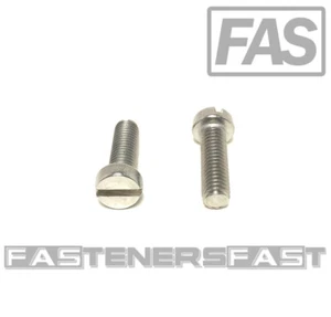 (25) M6-1.0 x20 Stainless Steel Slotted Cheese Head Machine Screw DIN84 A2 M6x20 - Picture 1 of 5