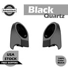 Black Quartz King Tour Pak Pack Rear 6.5" Speaker Pods Fits Advanblack & Harley