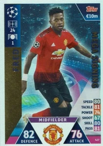 Mega firma Topps Match Attax Champions League 2018/2019 Fred 427 - Imagen 1 de 1