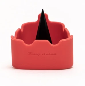Cenicero Blazy Susan Premium Silicona ROJO - Limpiador de cuencos, apto para lavavajillas - Imagen 1 de 2