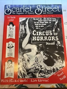 SCARLET STREET MAGAZINE NO. 6 MYSTERY AND HORROR VINCENT PRICE 1992 VG/FN - Picture 1 of 2