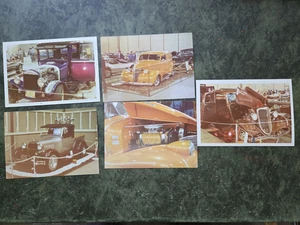 5 Vintage hot Rod Original Photos from Boise Id Car Show 3&1/2" by 5" - Picture 1 of 2