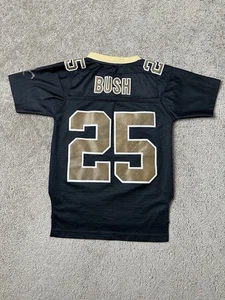 Camiseta para niños Reebok NFL New Orleans Saints Bush #2, talla S niños 8 años - Imagen 1 de 7