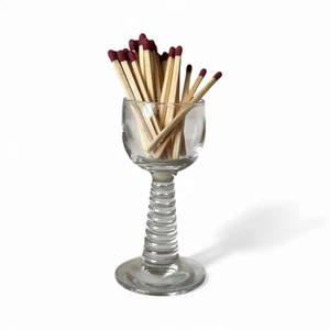 Soporte de fósforo de colección años 1920 1930 Bryce Cordial Vidrio Estilo Ringmont Upcycle - Imagen 1 de 3