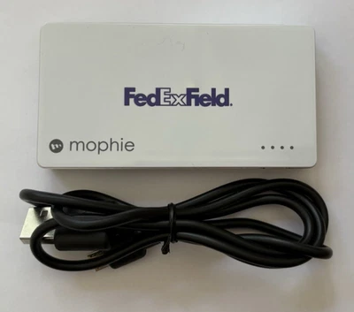Banco de alimentación Mophie Juice Pack Powerstation Mini FedExField con cable 2500 mAh Foto 1 de 4