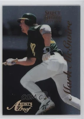 1996 Select Certified Edition Artist's Proof /500 Mark McGwire #20 - Image 1 of 2