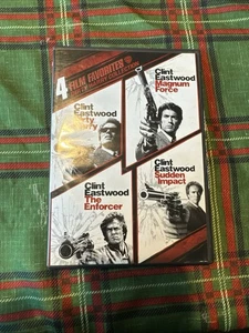 Dirty Harry+Magnum Force+The Enforcer+Sudden Impact DVD's NEW Clint Eastwood - Bild 1 von 4