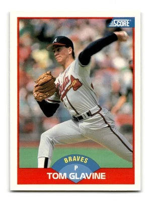 Tom Glavine 1989 Score #442 Atlanta Braves NM-MINT - Image 1 of 2