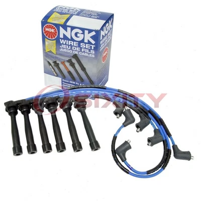 Juego de cables de bujía NGK de 1 pieza para Hyundai Tucson 2005-2009 2,7 L V6 - Motor xh Foto 1 de 4