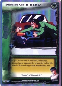 Yu Yu Hakusho TCG CCG Morte di un Eroe TR15/22 Spirit Pack 1 Carta Foil - Foto 1 di 5