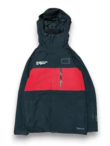 Marmot Goretex Jacket Ski Jackson Hole Snowboarding Outdoor Black Red Men's L - Picture 1 of 13