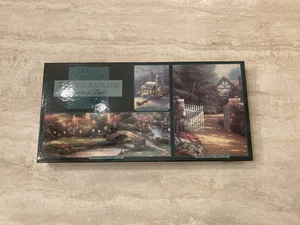 Thomas Kinkade🧩Deluxe 3 Puzzle Set🧩1350 Teile von Ceaco um 2000 NEU - Bild 1 von 5