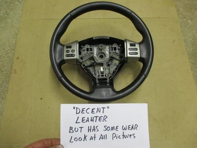 Volante Nissan Versa 2007-2012 cuero decente con control de crucero gris oscuro Foto 1 de 4