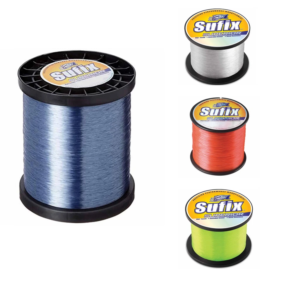 Sufix Superior Monofilament Fishing Line, 4.4 lb Spool, Pick Color & Line Class - Image 1 of 1