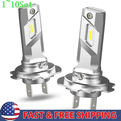 H7 LED Headlight High Bulb Low Bright White CANBUS ERROR FREE E4EA 1-10Set - Image 1 of 4