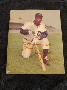 8x10 Photo No COA Inscribed Auto Gates Brown Detroit Tigers - Picture 1 of 2