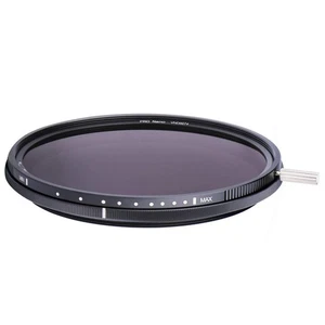 NiSi 52mm ND-VARIO Pro Nano Enhanced Variable ND Filter 5-9 Stops No 'X' Effect - Picture 1 of 3
